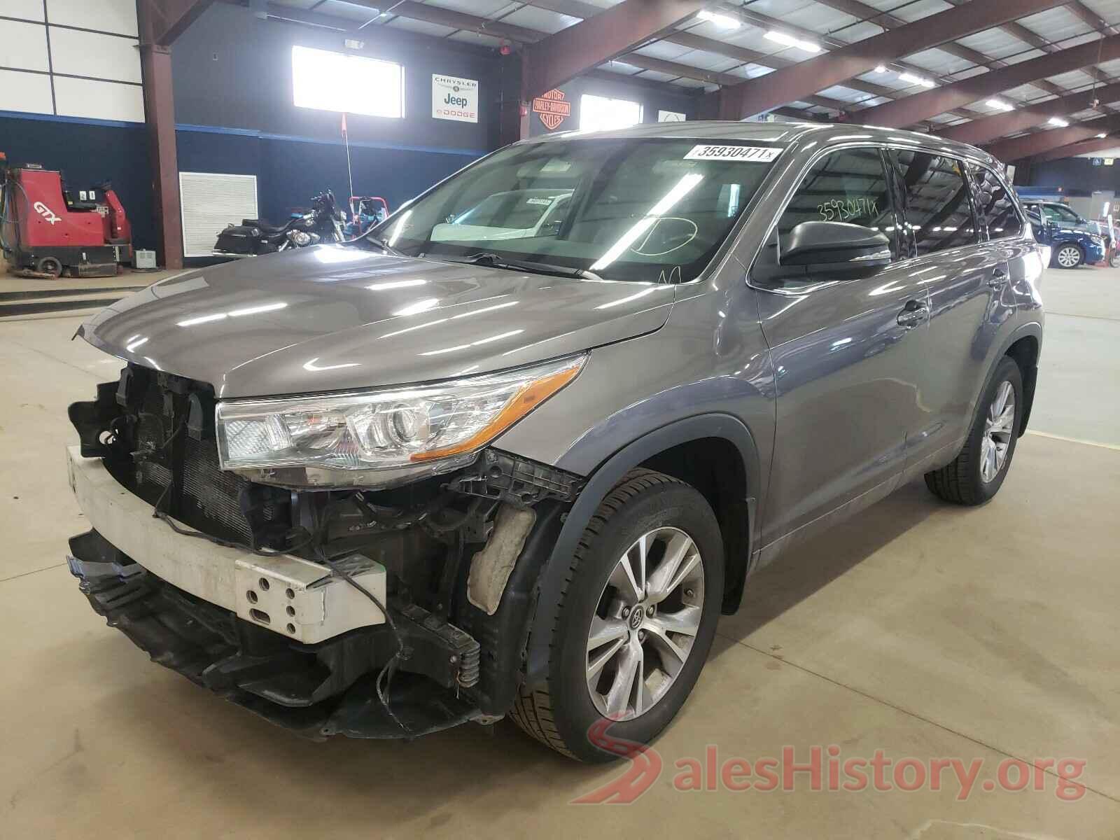 5TDBKRFH0GS354130 2016 TOYOTA HIGHLANDER