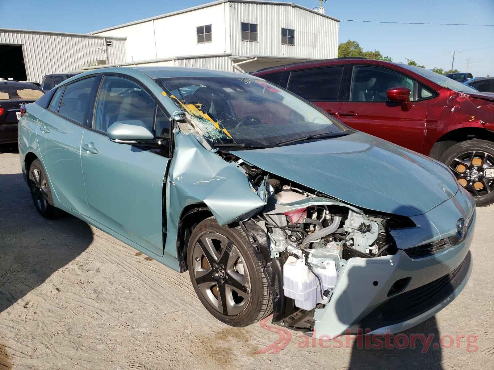 JTDKARFU5K3081504 2019 TOYOTA PRIUS