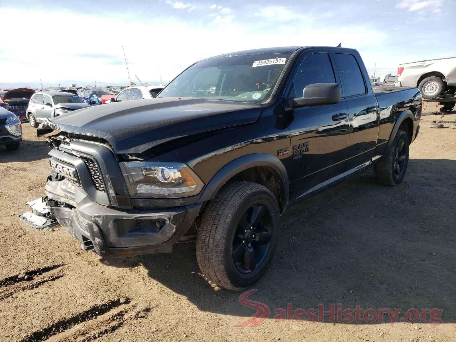 1C6RR7GTXKS725724 2019 DODGE RAM 1500