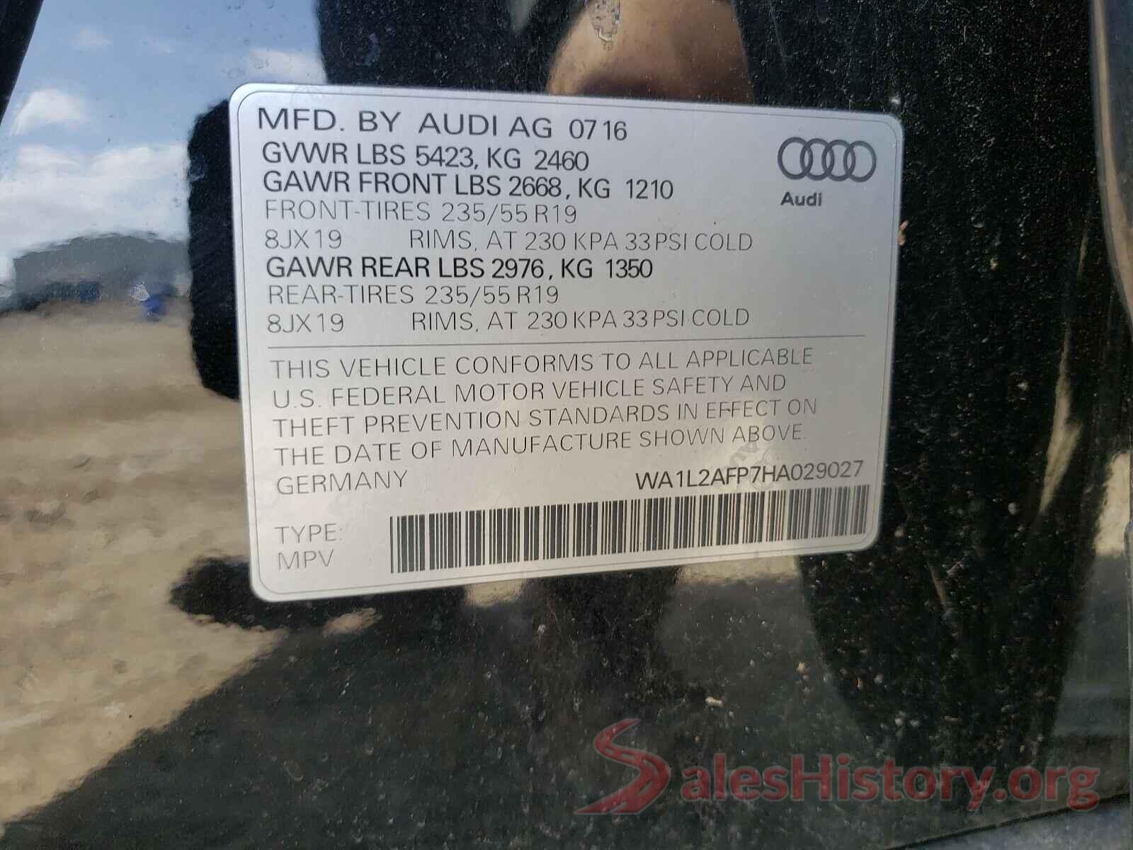 WA1L2AFP7HA029027 2017 AUDI Q5