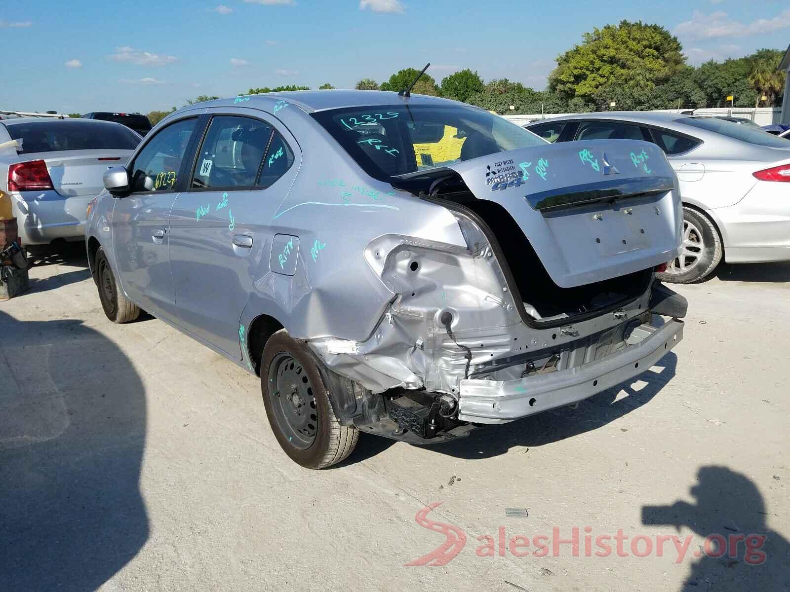 ML32F3FJ4LHF02501 2020 MITSUBISHI MIRAGE