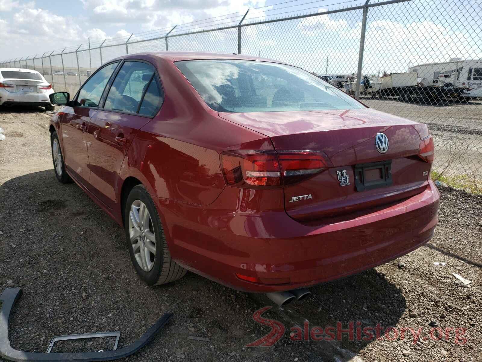 3VW2B7AJ3JM254543 2018 VOLKSWAGEN JETTA