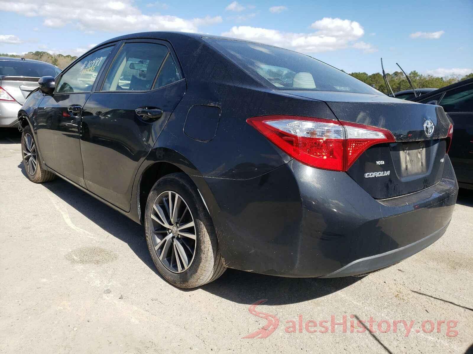 2T1BURHE2GC601086 2016 TOYOTA COROLLA