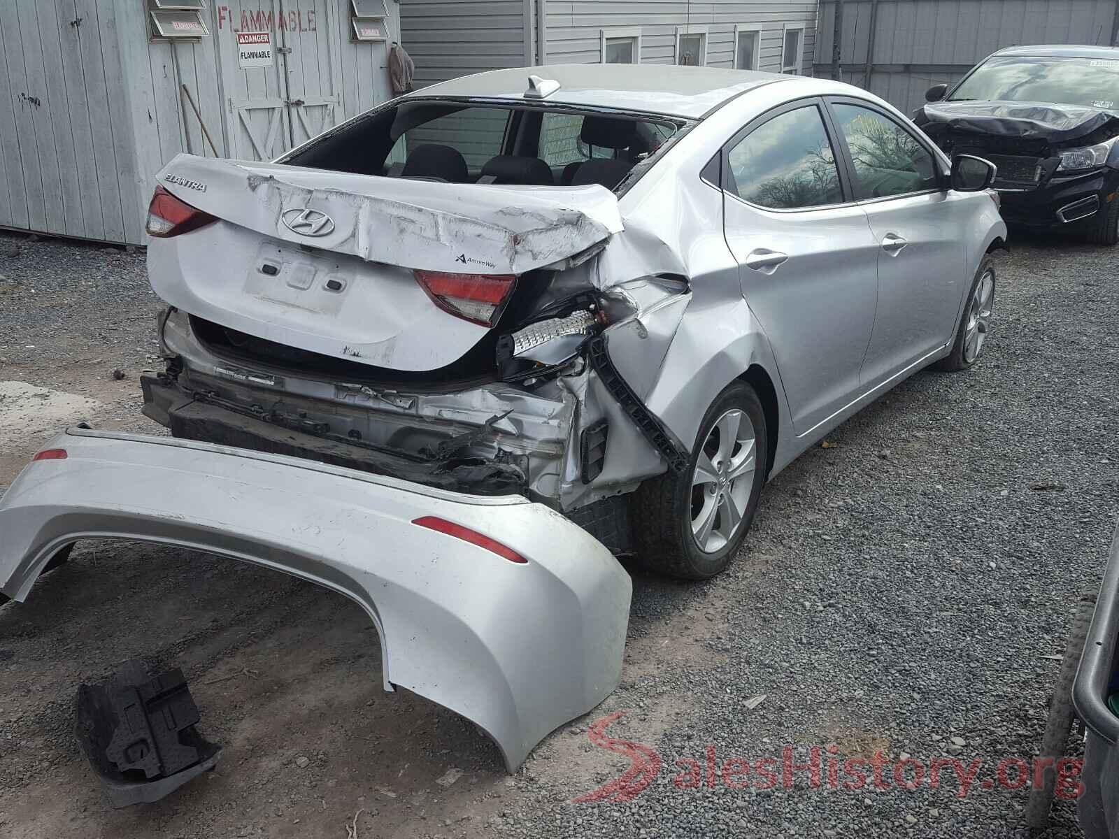 5NPDH4AE6GH669575 2016 HYUNDAI ELANTRA