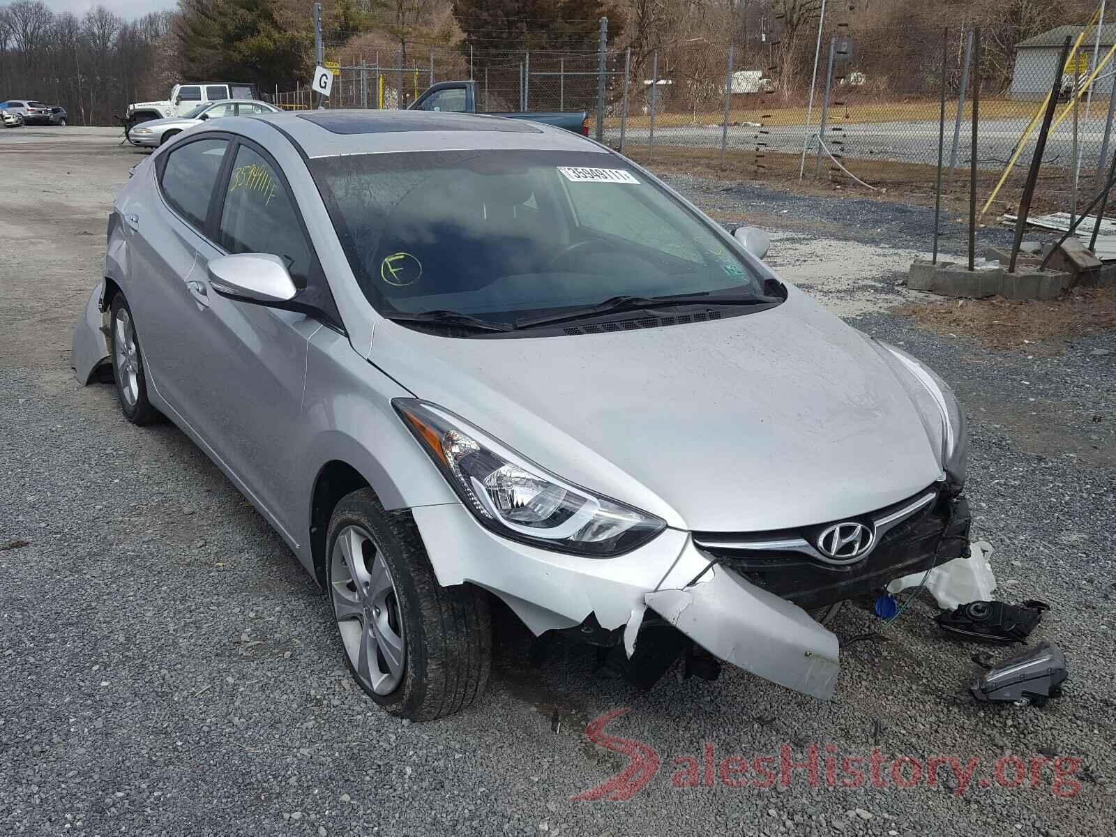 5NPDH4AE6GH669575 2016 HYUNDAI ELANTRA