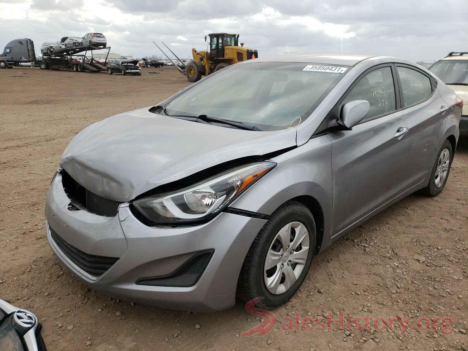 5NPDH4AE7GH715656 2016 HYUNDAI ELANTRA