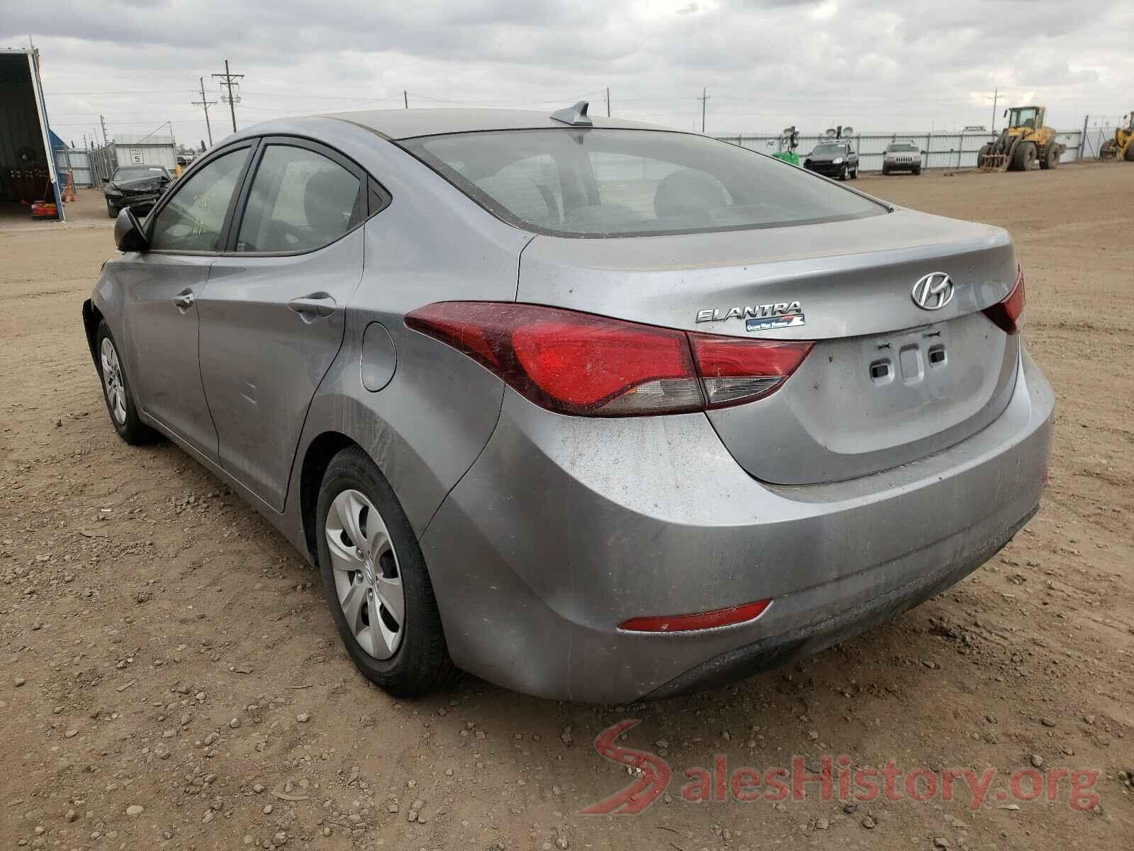 5NPDH4AE7GH715656 2016 HYUNDAI ELANTRA