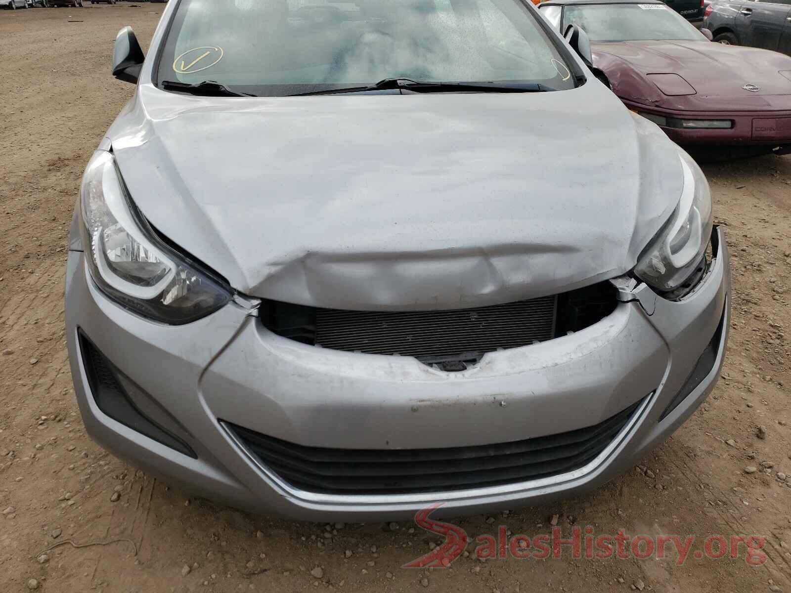 5NPDH4AE7GH715656 2016 HYUNDAI ELANTRA