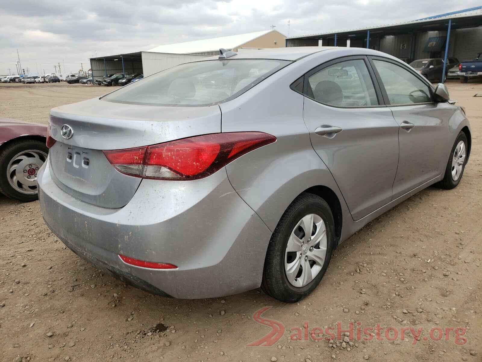 5NPDH4AE7GH715656 2016 HYUNDAI ELANTRA