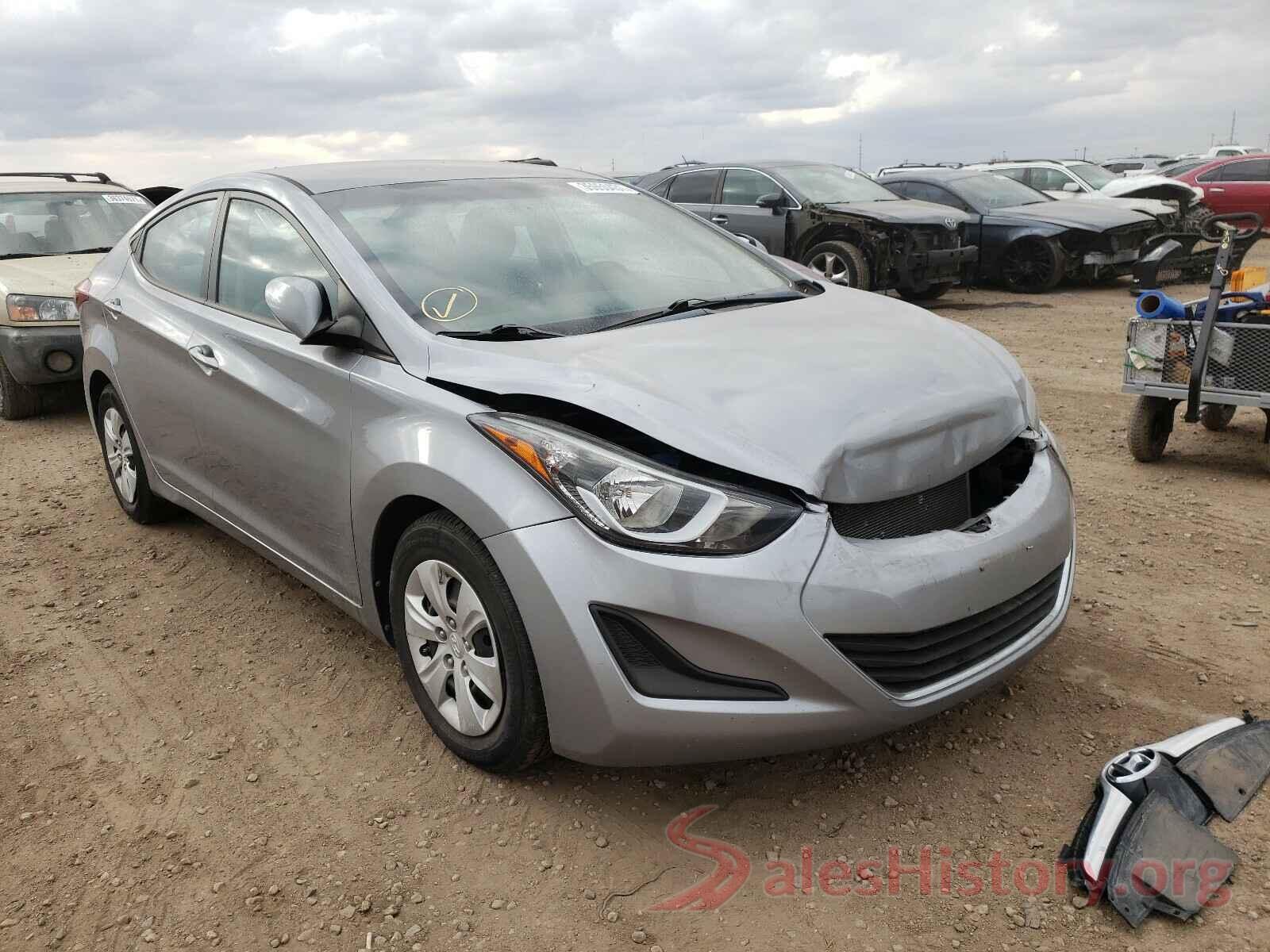 5NPDH4AE7GH715656 2016 HYUNDAI ELANTRA