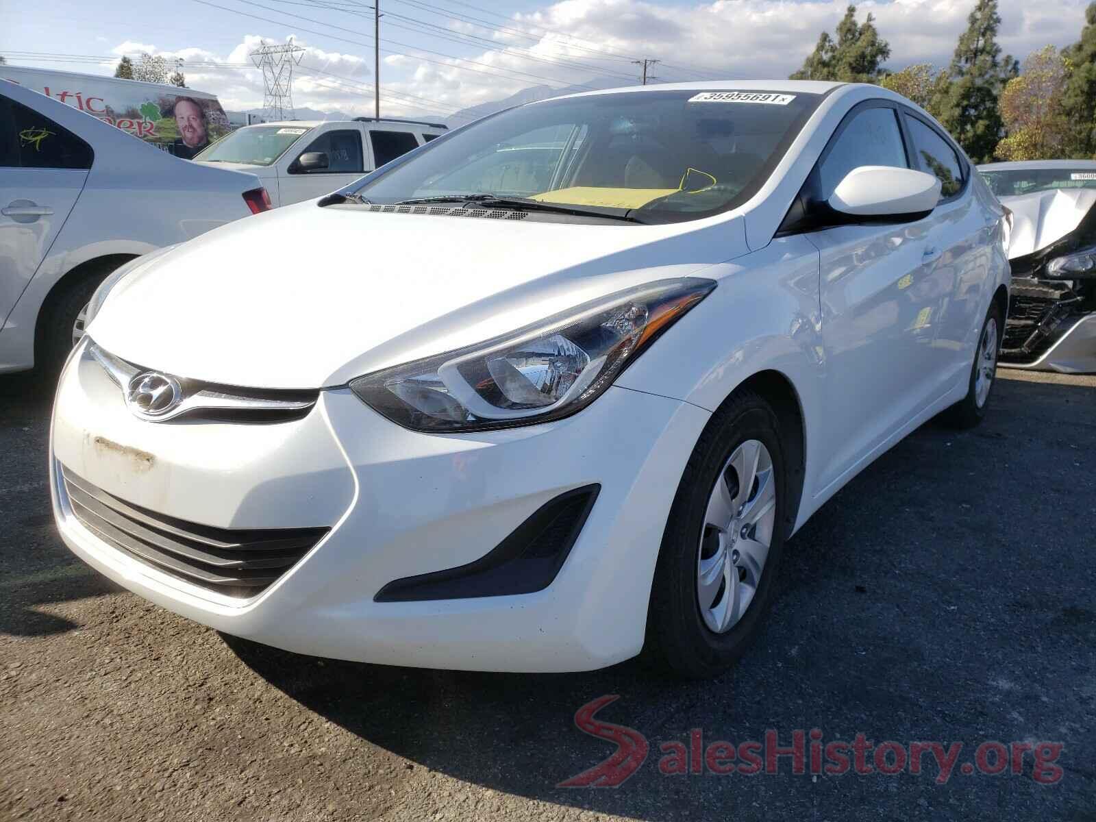 5NPDH4AEXGH776435 2016 HYUNDAI ELANTRA