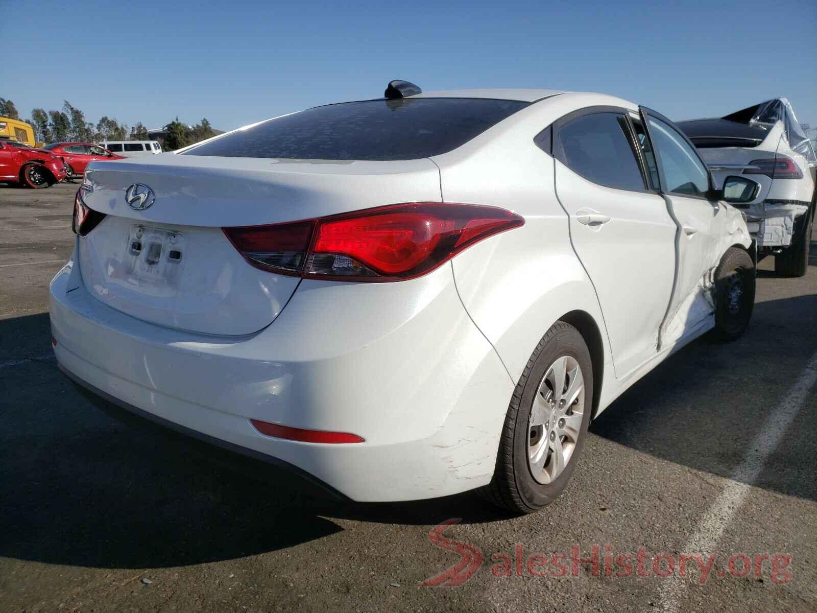 5NPDH4AEXGH776435 2016 HYUNDAI ELANTRA