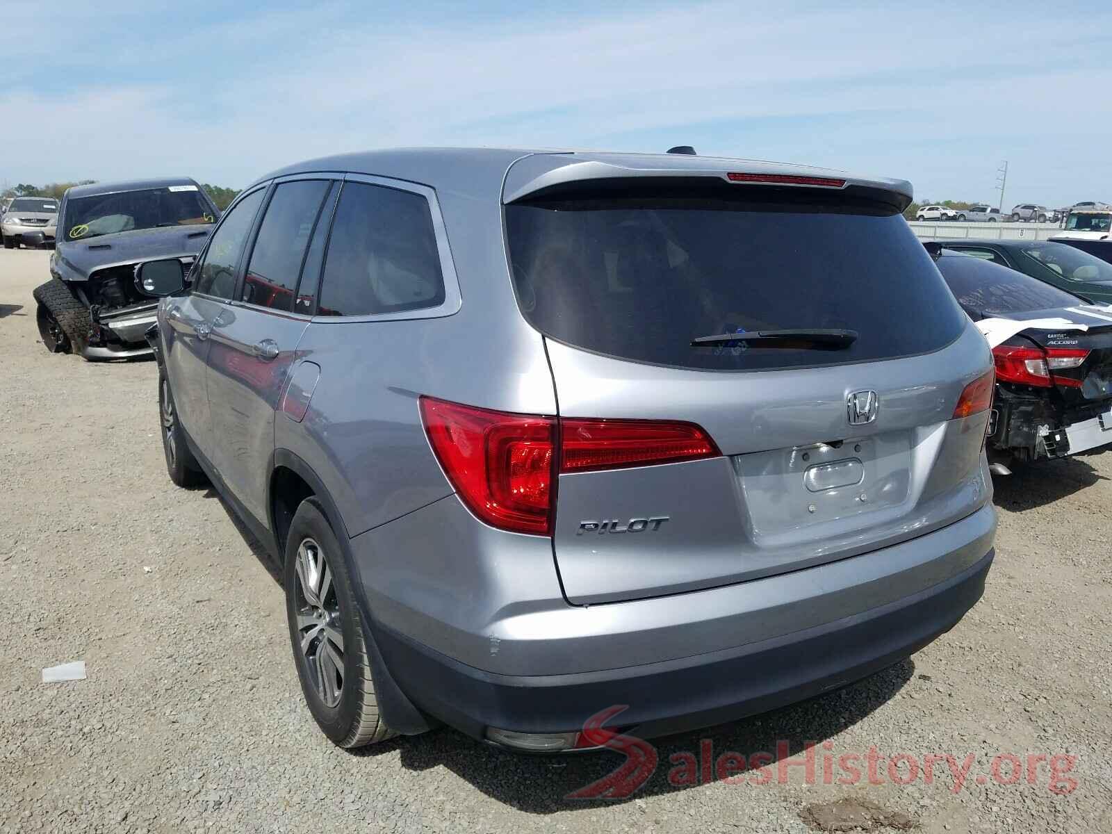 5FNYF5H89HB009737 2017 HONDA PILOT