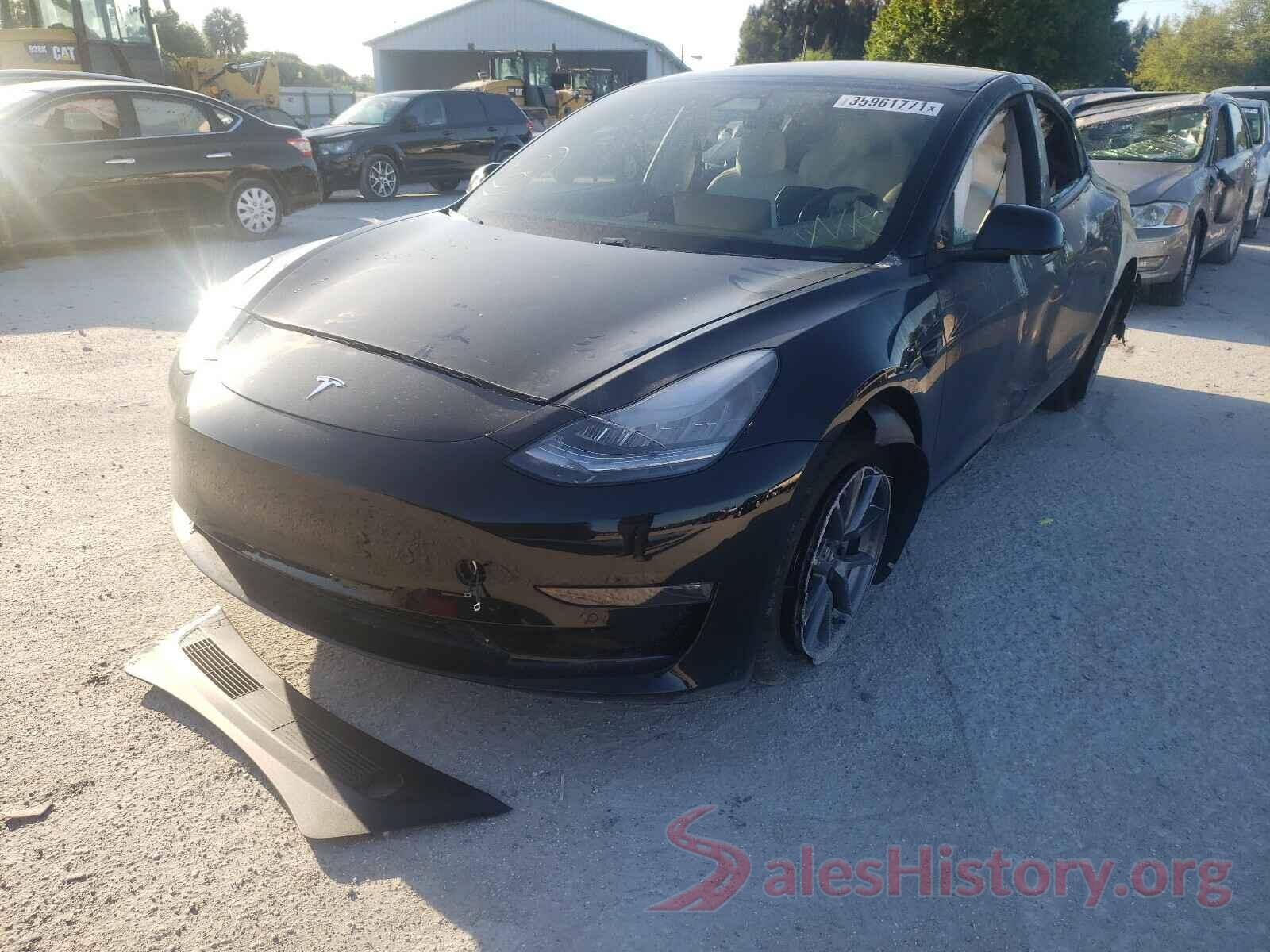 5YJ3E1EB7MF855798 2021 TESLA MODEL 3