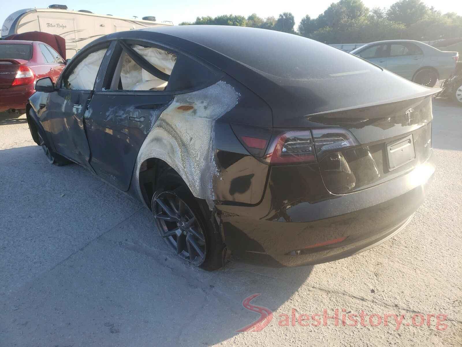 5YJ3E1EB7MF855798 2021 TESLA MODEL 3