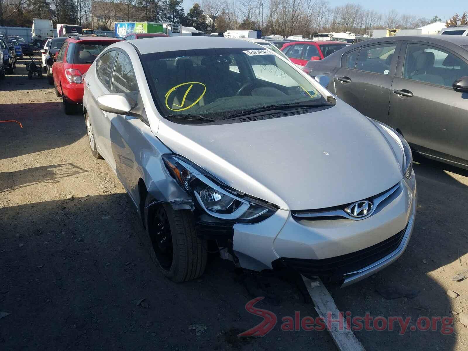 5NPDH4AE2GH727987 2016 HYUNDAI ELANTRA