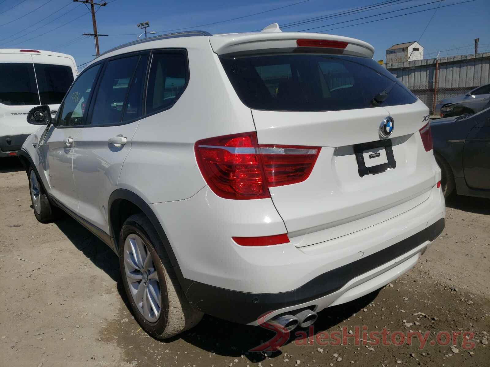 5UXWZ7C31H0V86801 2017 BMW X3