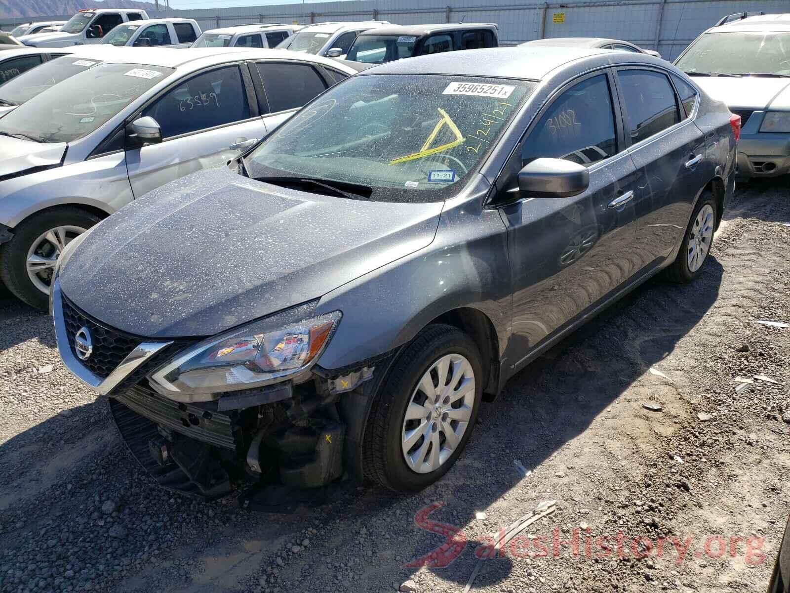 3N1AB7AP3KY447100 2019 NISSAN SENTRA