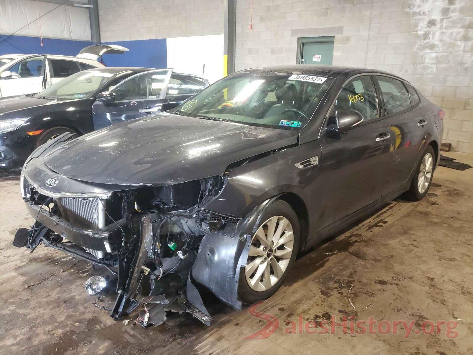 5XXGU4L35JG205510 2018 KIA OPTIMA