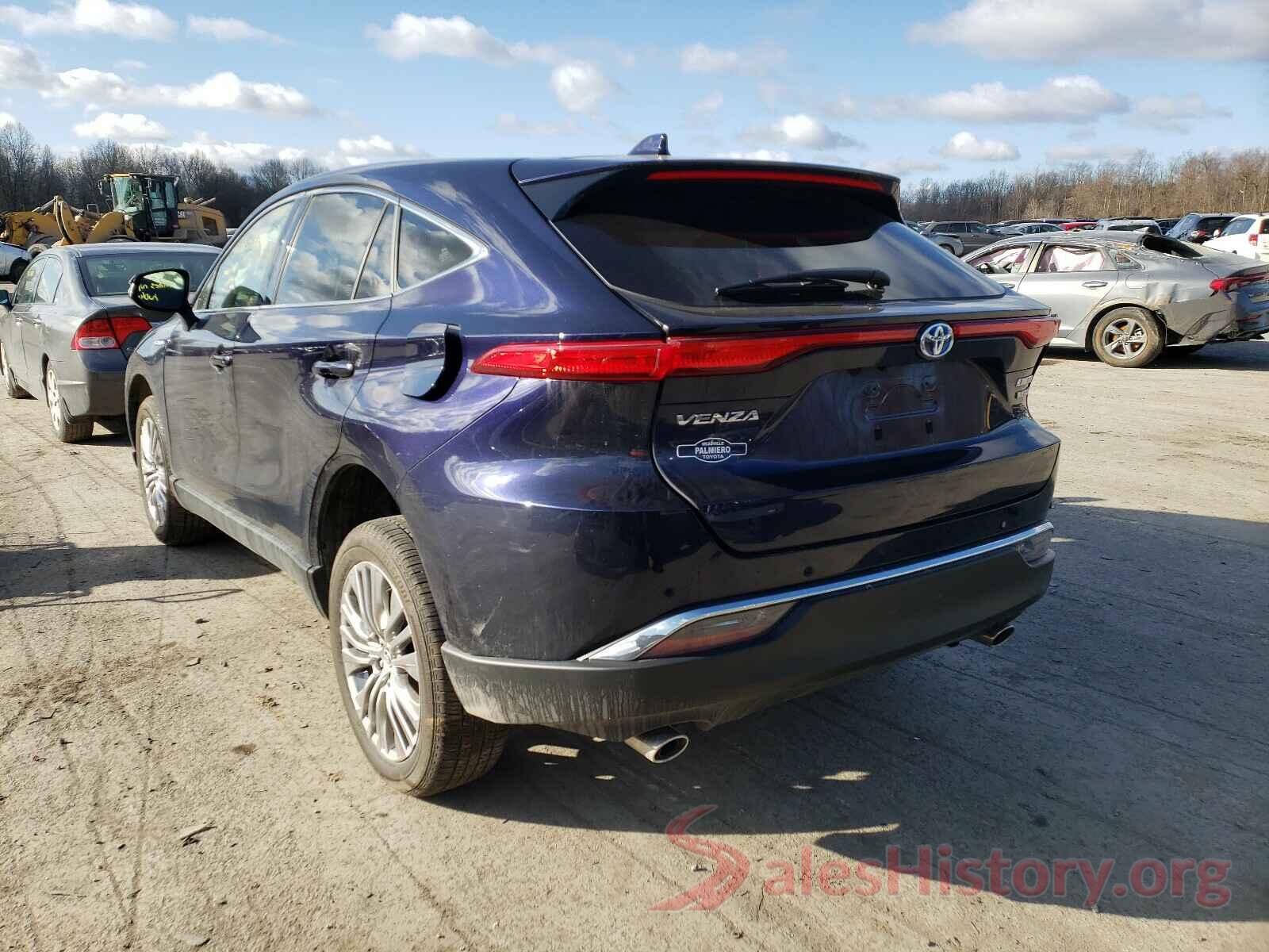 JTEAAAAH7MJ007857 2021 TOYOTA VENZA