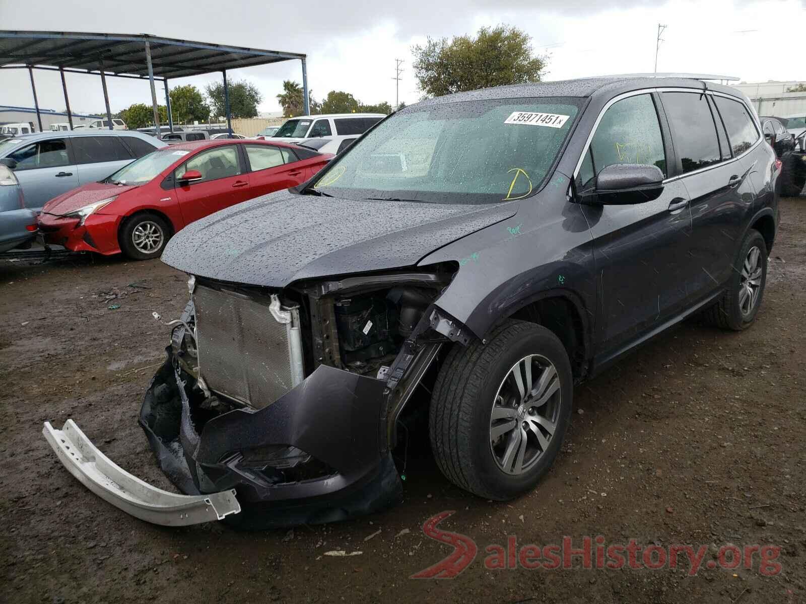 5FNYF5H77HB007735 2017 HONDA PILOT