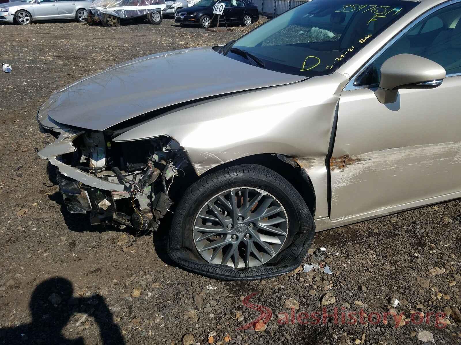 58ABK1GGXJU107244 2018 LEXUS ES350