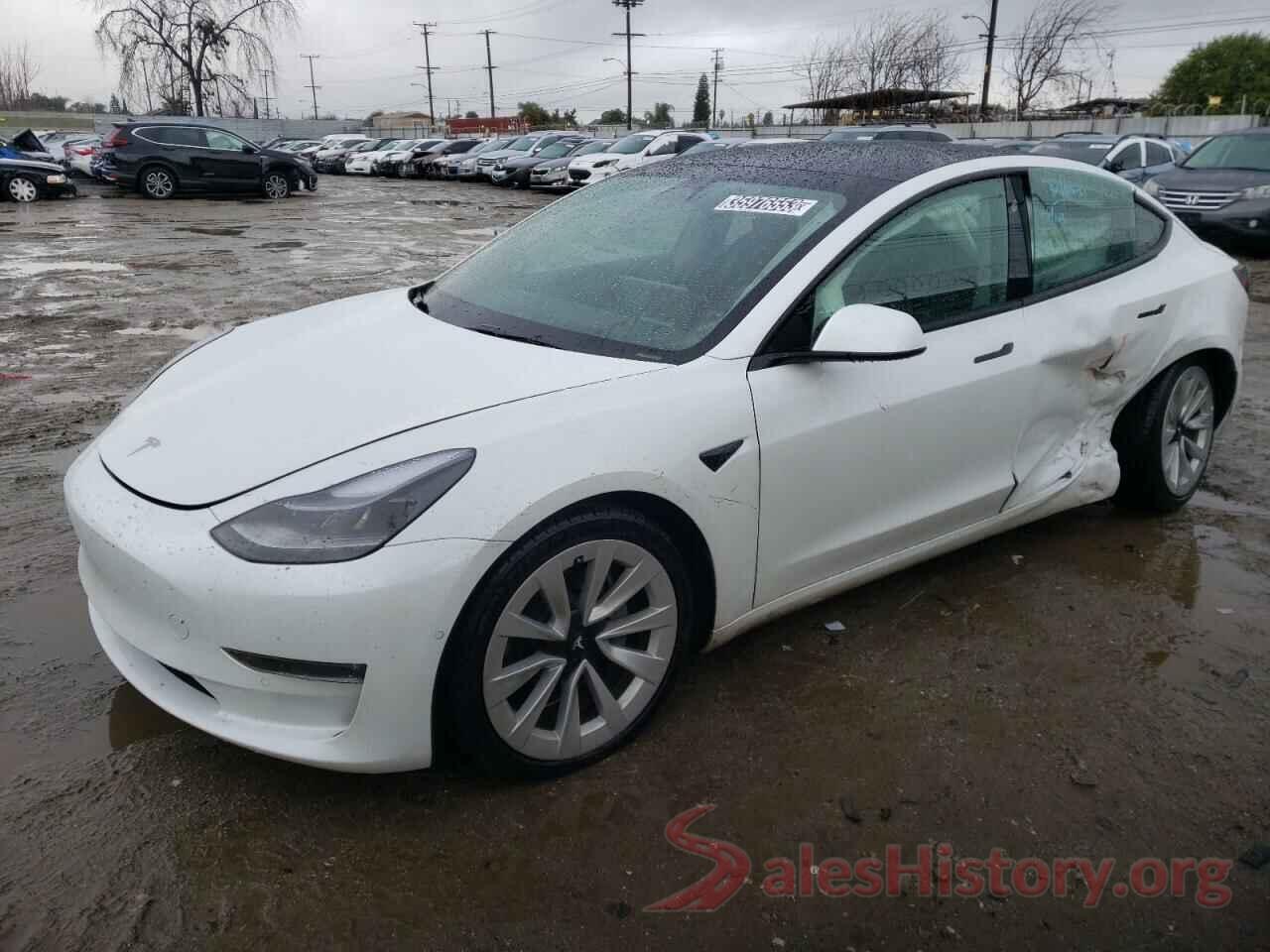 5YJ3E1EB7NF143602 2022 TESLA MODEL 3