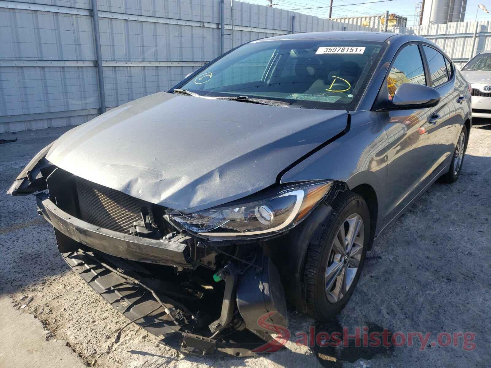 KMHD84LF2JU556186 2018 HYUNDAI ELANTRA