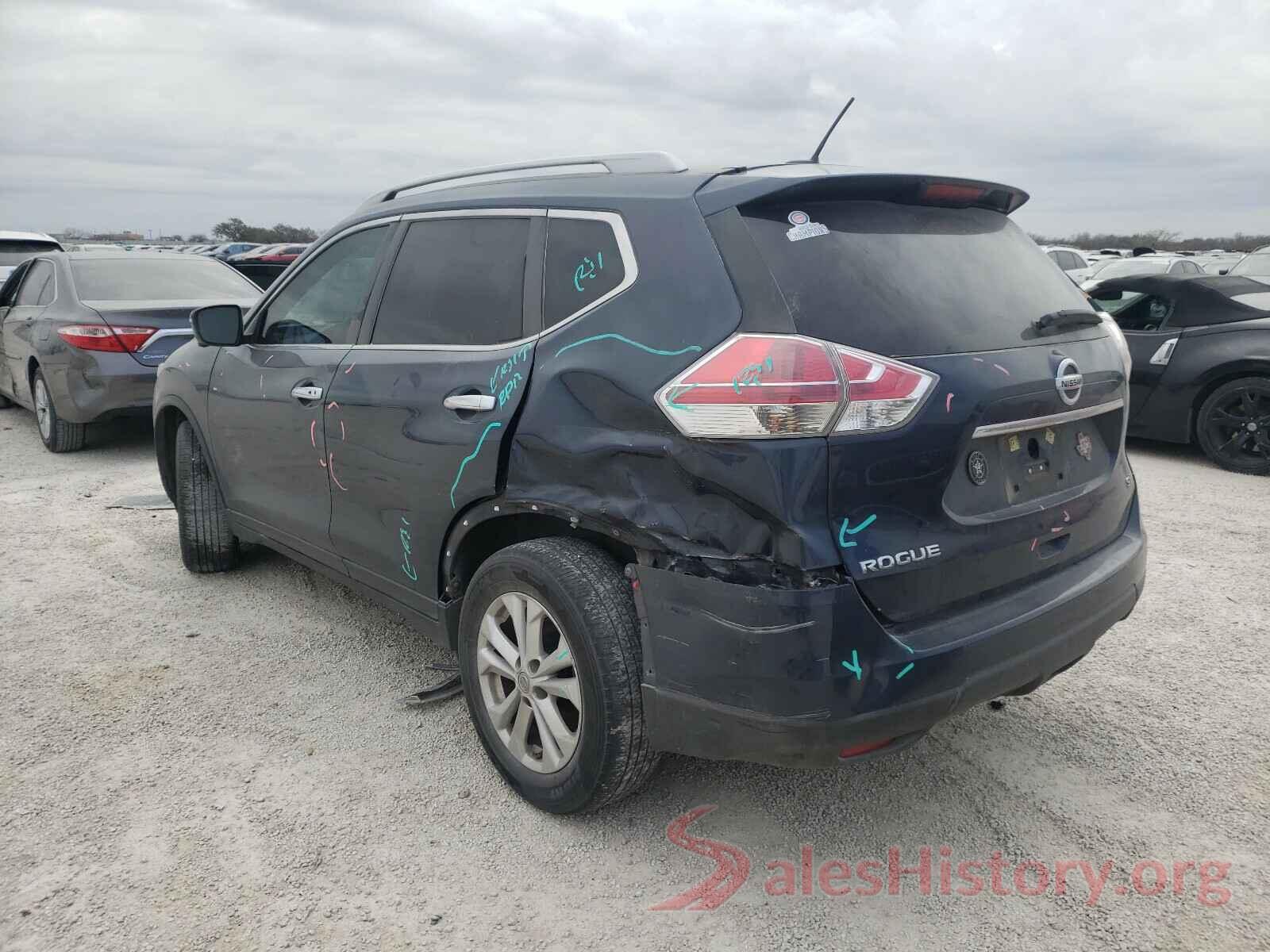 5N1AT2MT7GC734182 2016 NISSAN ROGUE