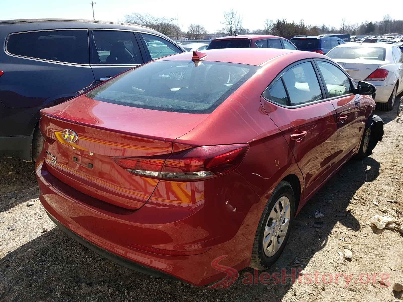 5NPD74LF8HH156015 2017 HYUNDAI ELANTRA