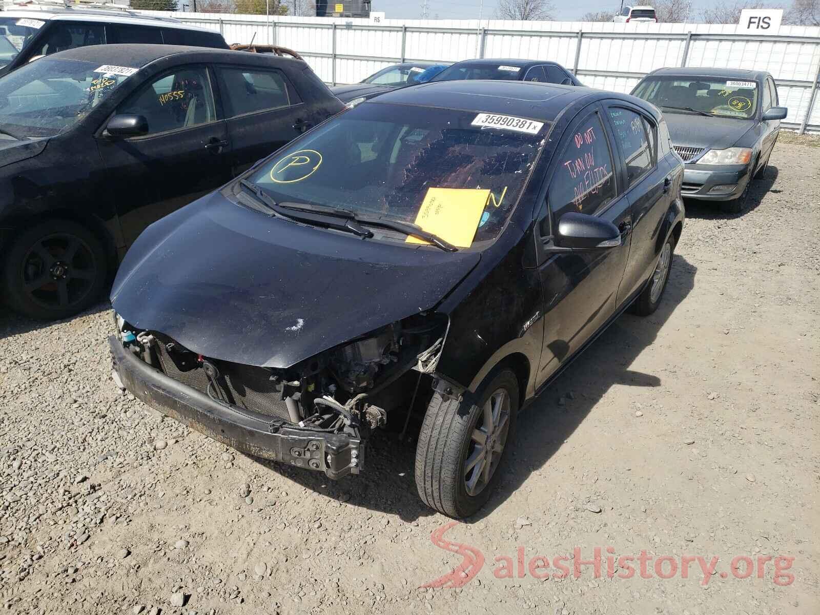 JTDKDTB36G1137244 2016 TOYOTA PRIUS