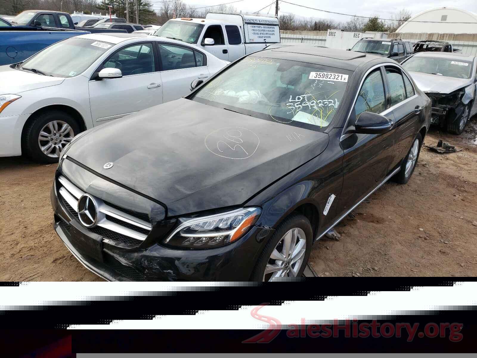 55SWF8EB9KU315643 2019 MERCEDES-BENZ C CLASS