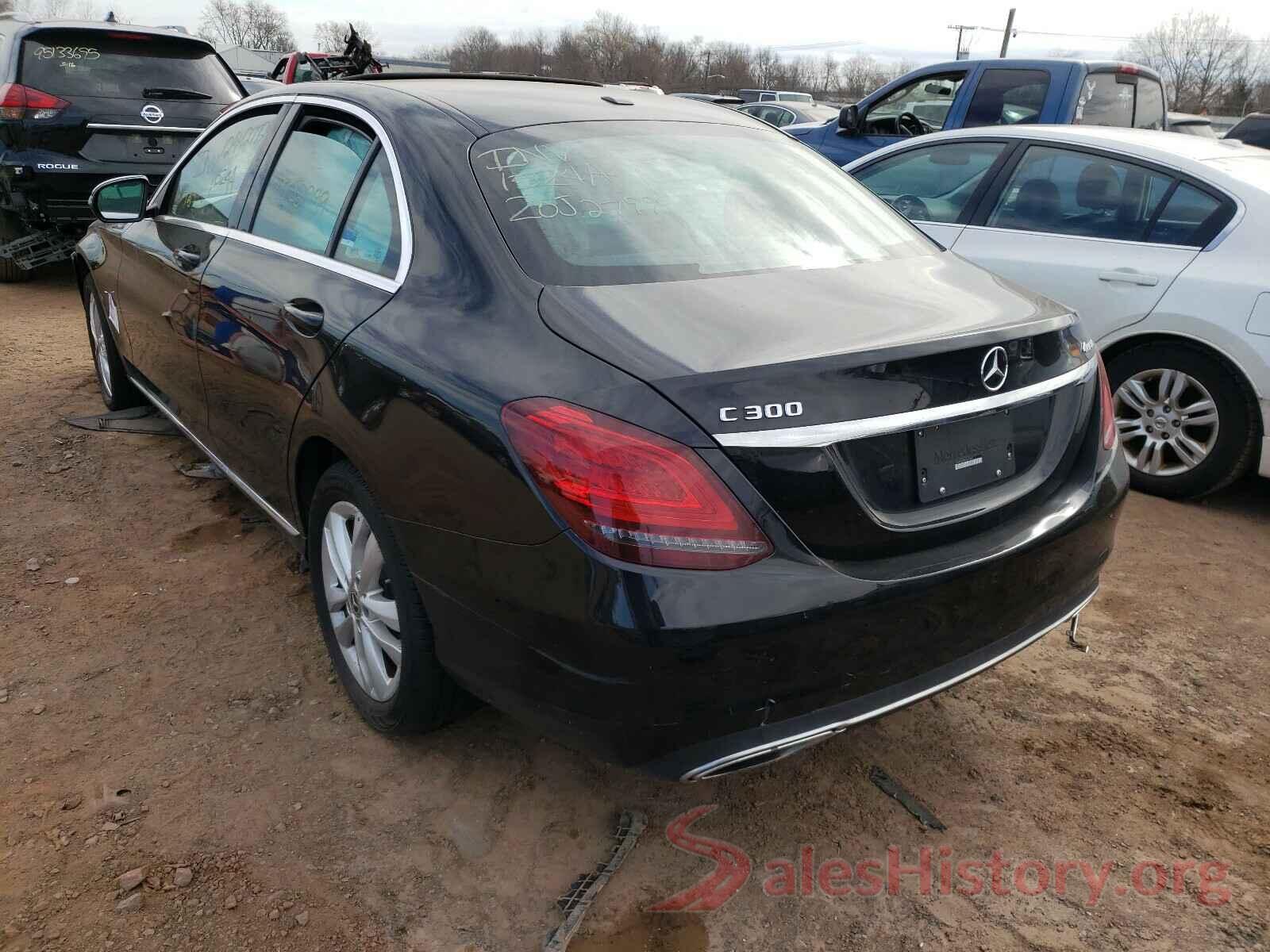 55SWF8EB9KU315643 2019 MERCEDES-BENZ C CLASS