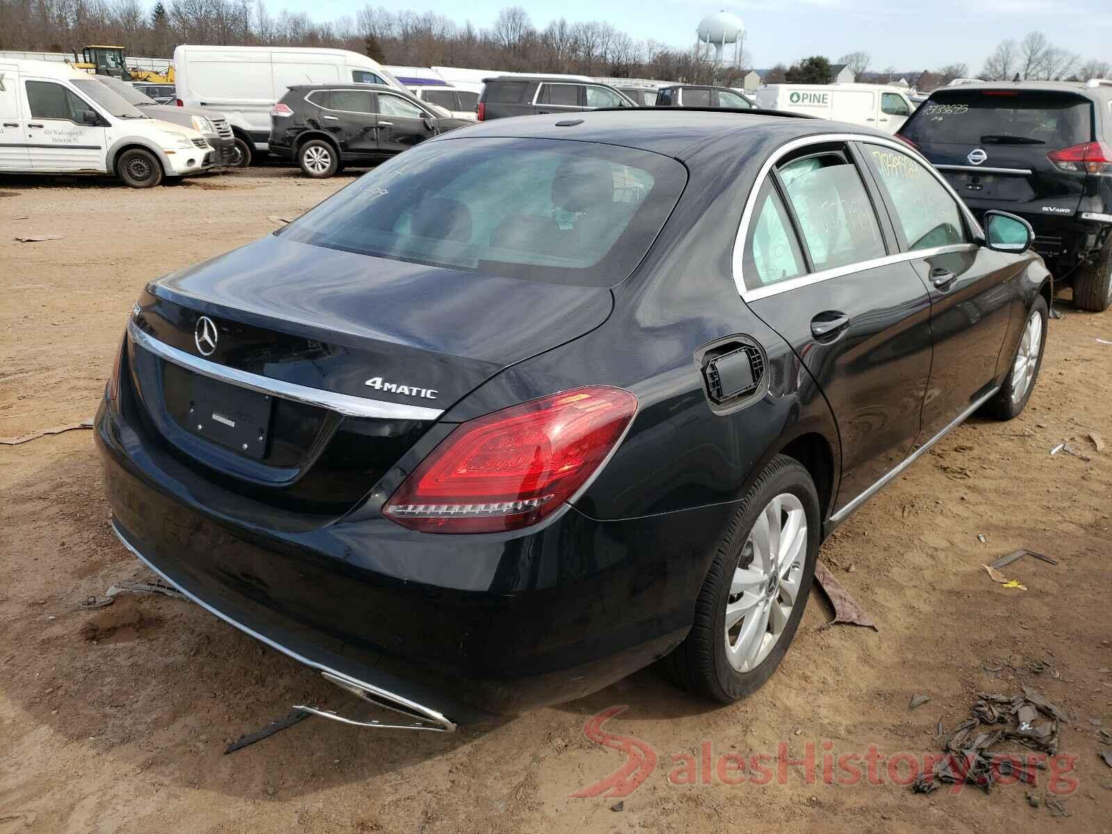 55SWF8EB9KU315643 2019 MERCEDES-BENZ C CLASS