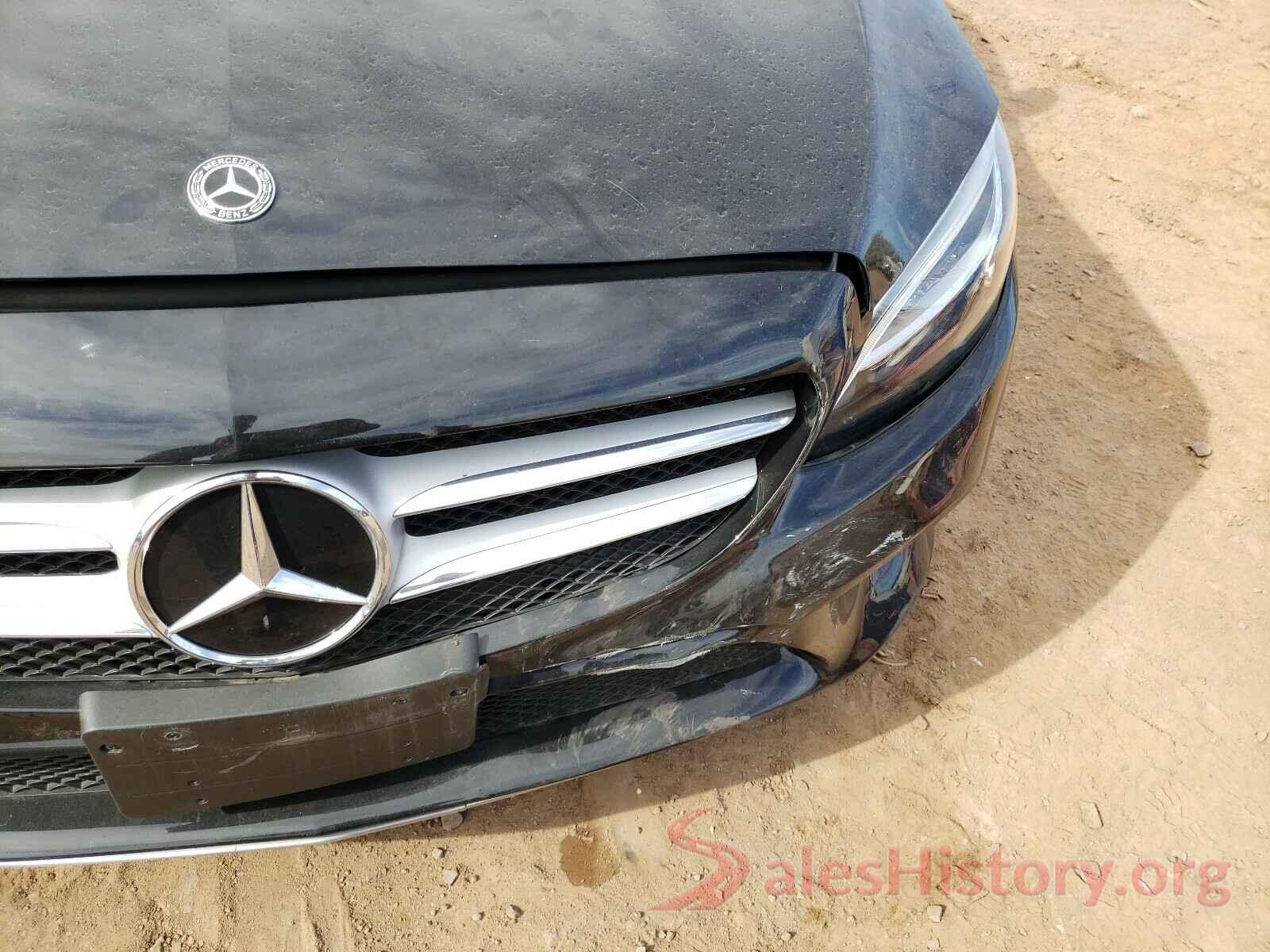 55SWF8EB9KU315643 2019 MERCEDES-BENZ C CLASS