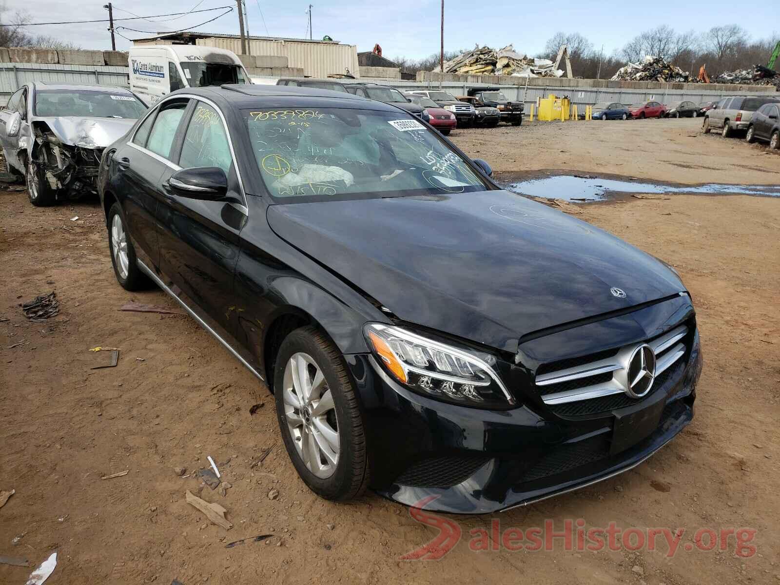 55SWF8EB9KU315643 2019 MERCEDES-BENZ C CLASS