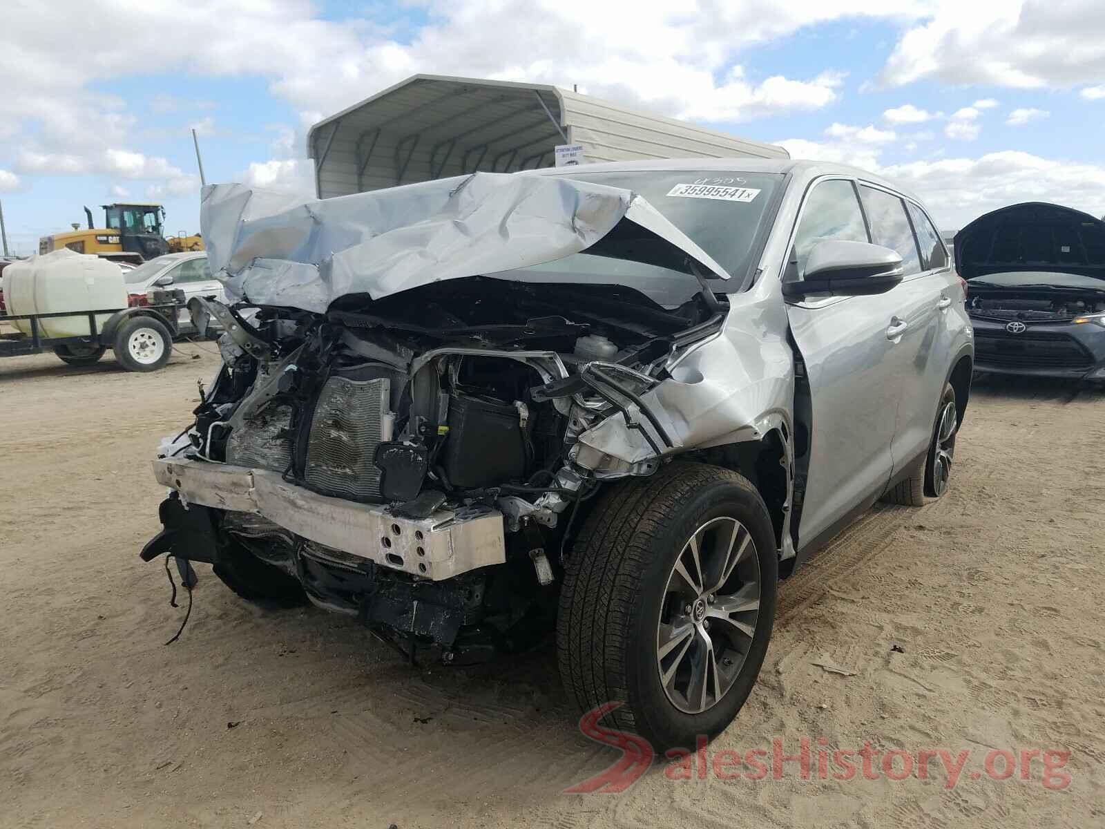 5TDZZRFH8KS304305 2019 TOYOTA HIGHLANDER