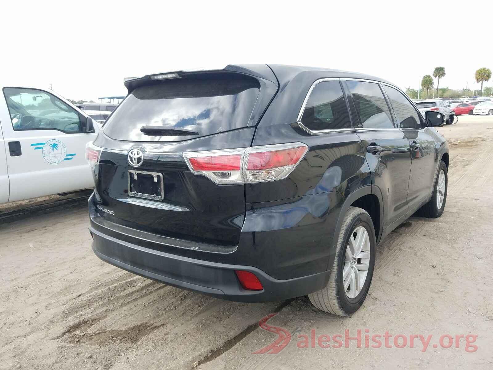 5TDZARFH1GS019699 2016 TOYOTA HIGHLANDER