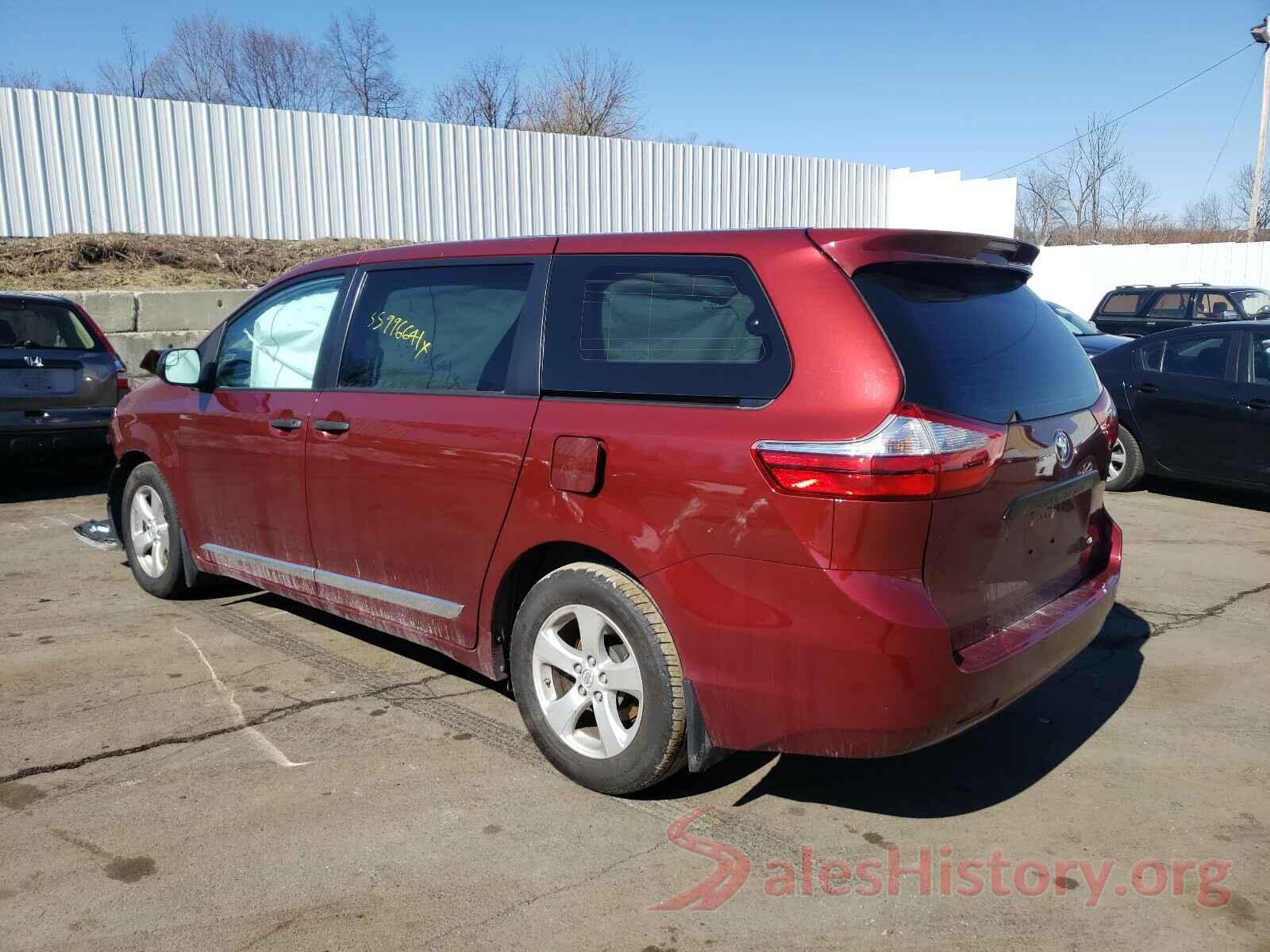 5TDZZ3DC5HS840917 2017 TOYOTA SIENNA