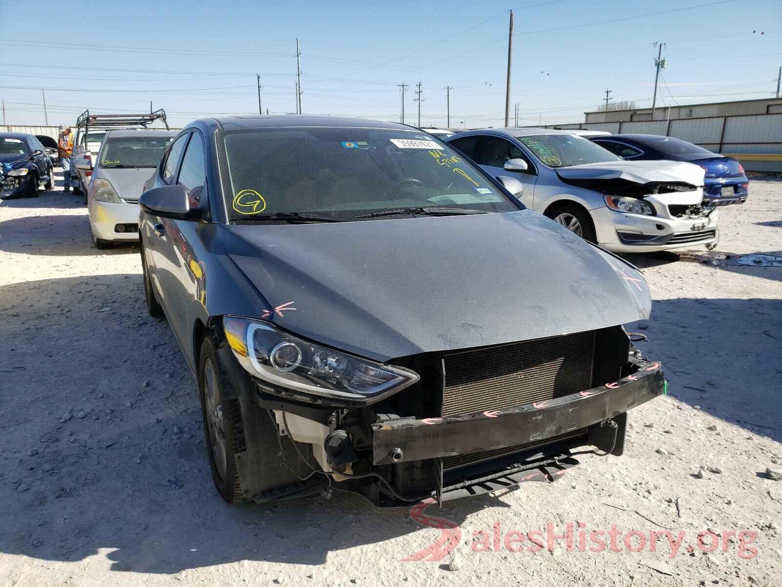 KMHD84LFXJU577013 2018 HYUNDAI ELANTRA