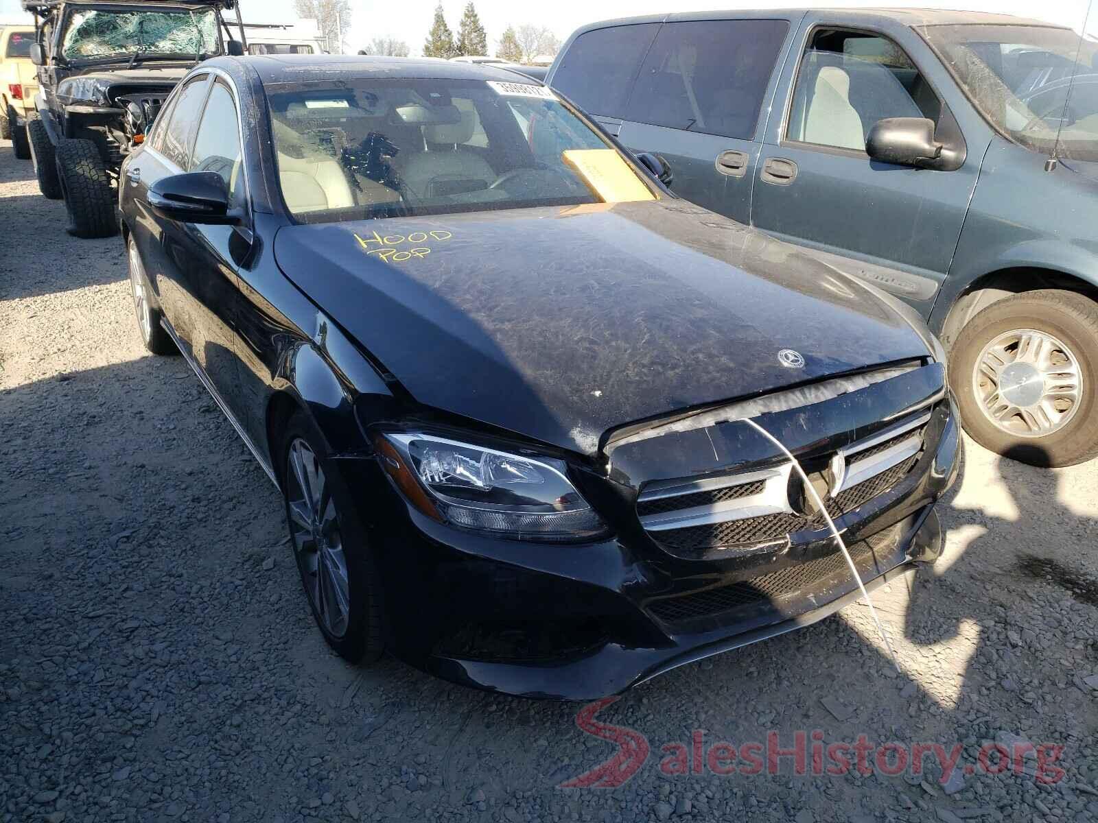 55SWF4JB2JU241107 2018 MERCEDES-BENZ C CLASS