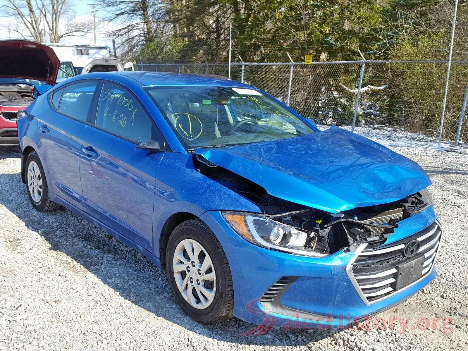 KMHD74LF5HU369599 2017 HYUNDAI ELANTRA