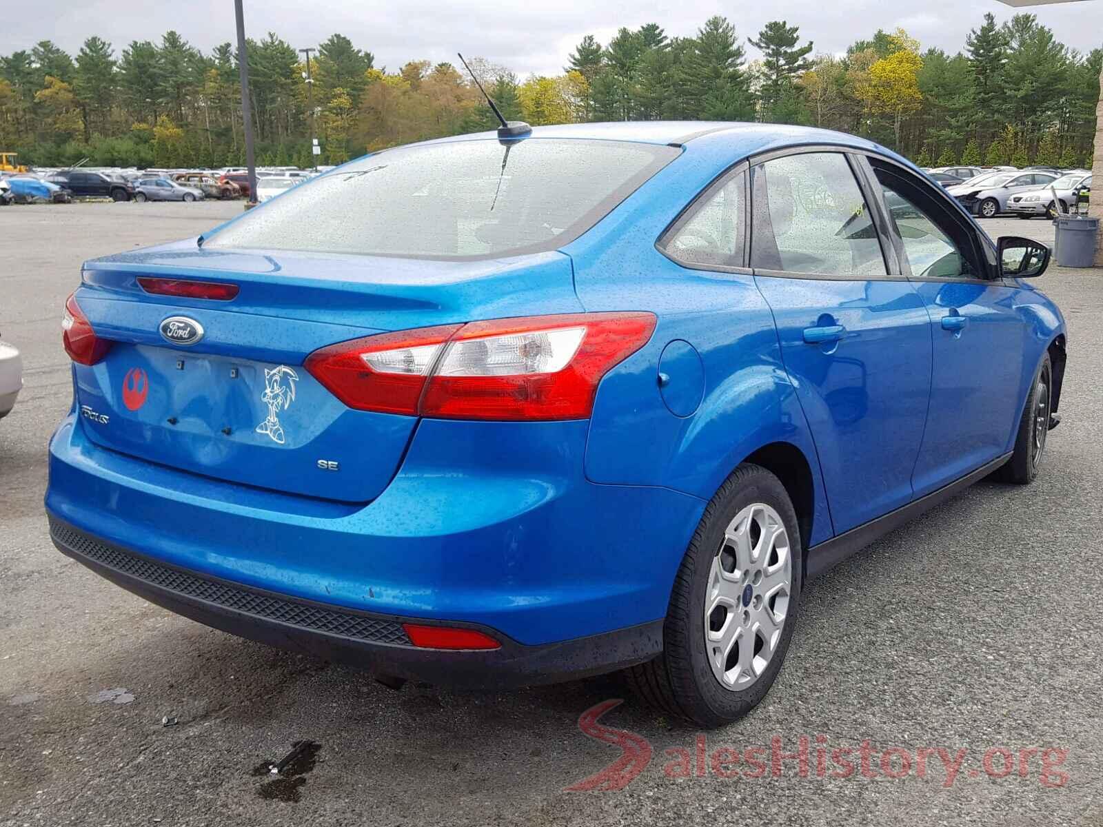 1FAHP3F29CL253397 2012 FORD FOCUS SE