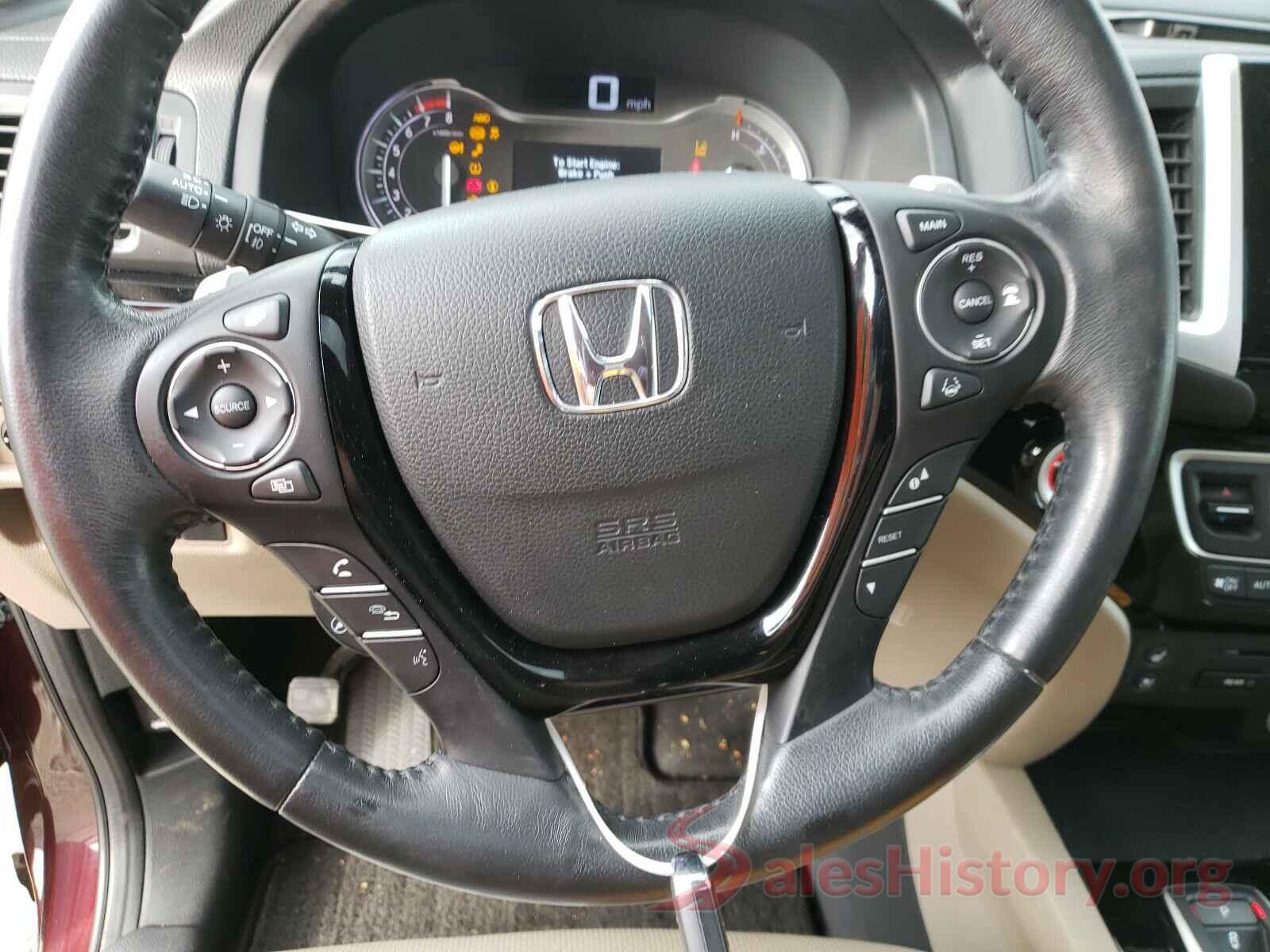 5FNYF6H08GB128409 2016 HONDA PILOT