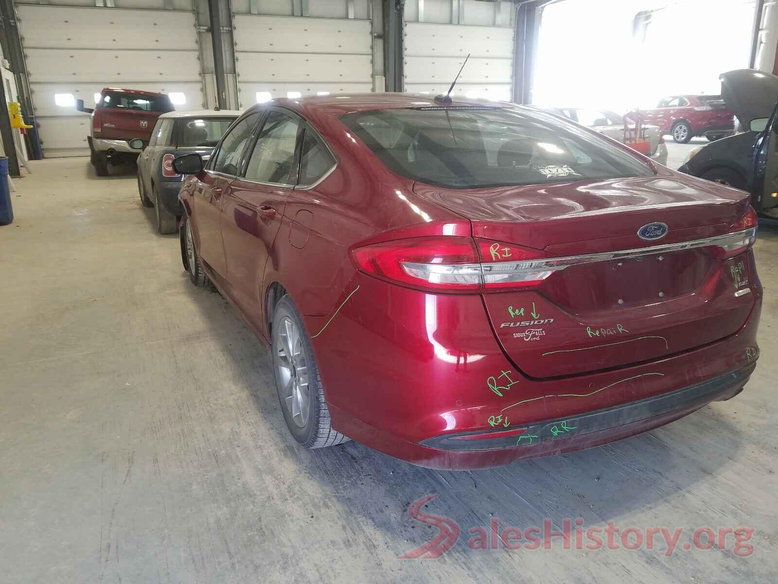 3FA6P0HD6HR367757 2017 FORD FUSION