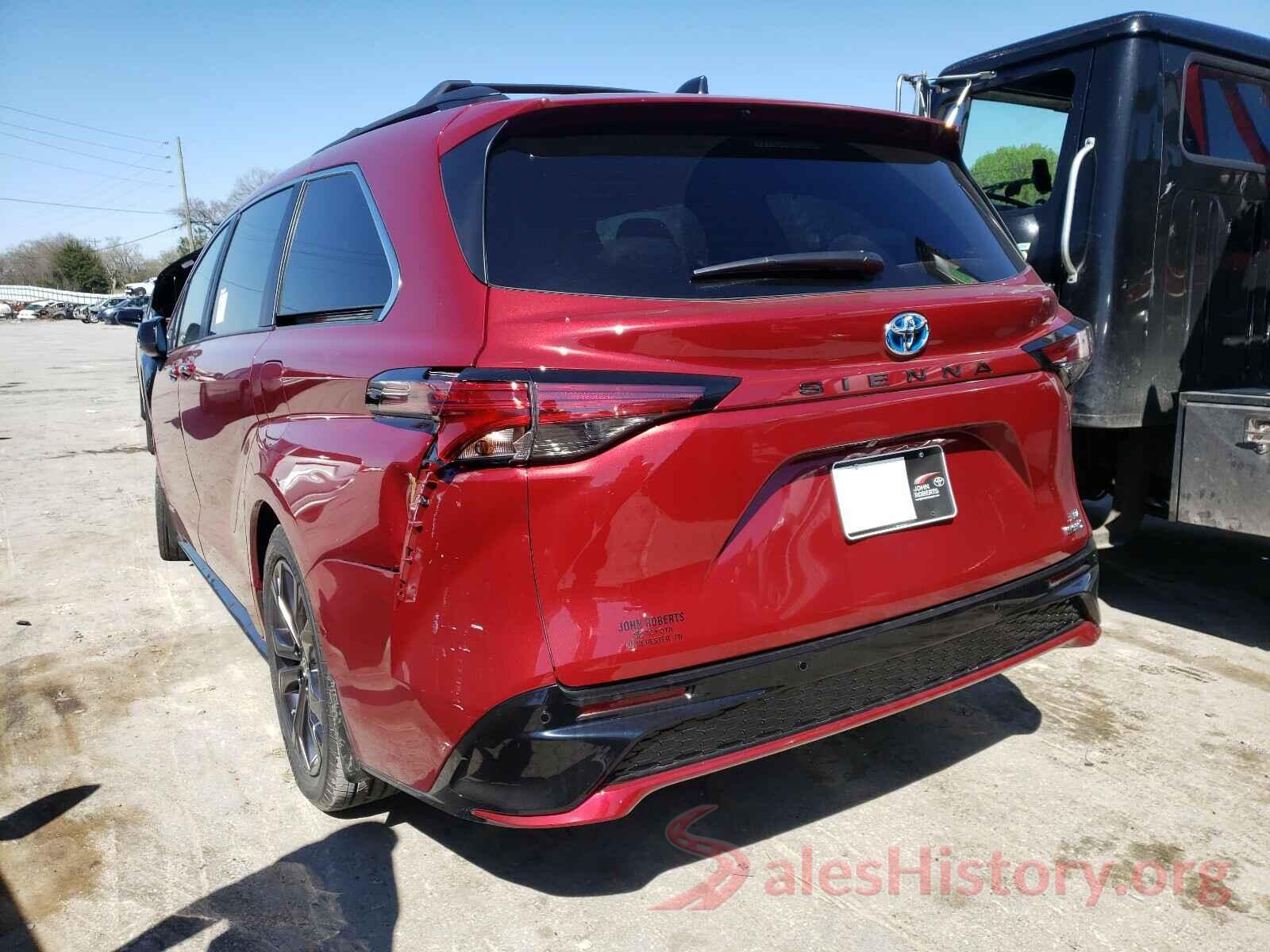 5TDDRKEC0MS007121 2021 TOYOTA SIENNA