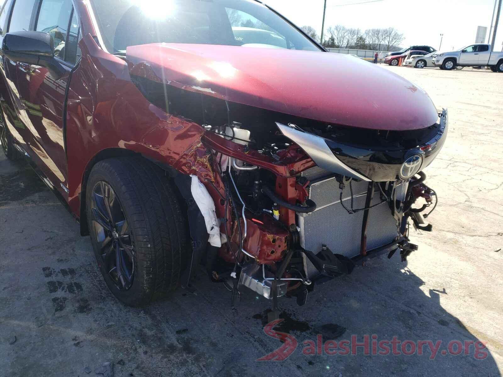 5TDDRKEC0MS007121 2021 TOYOTA SIENNA