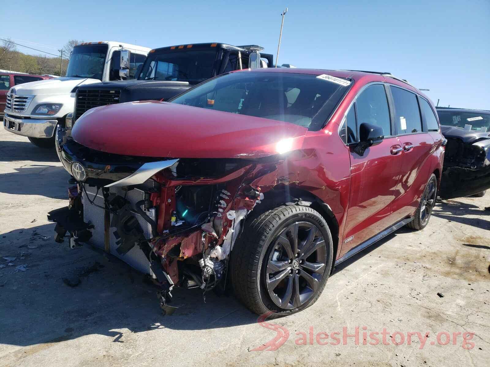 5TDDRKEC0MS007121 2021 TOYOTA SIENNA