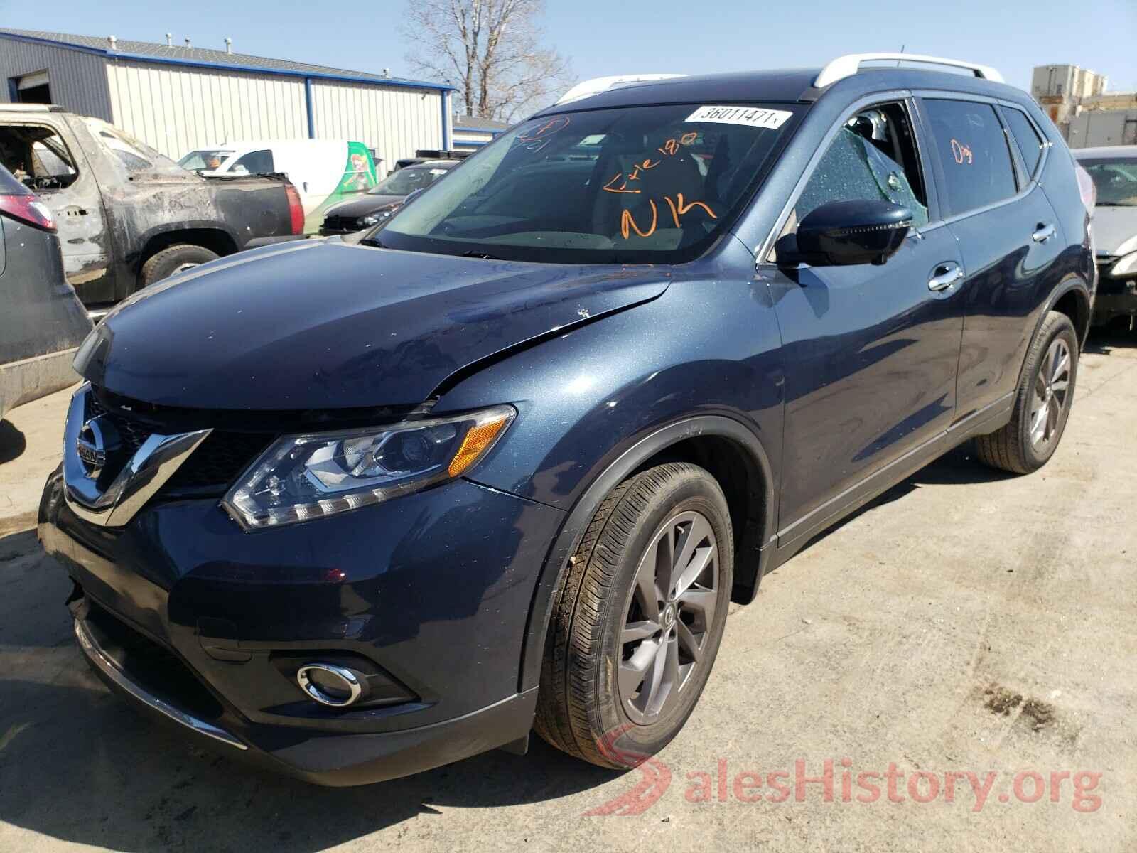 5N1AT2MV0GC852253 2016 NISSAN ROGUE