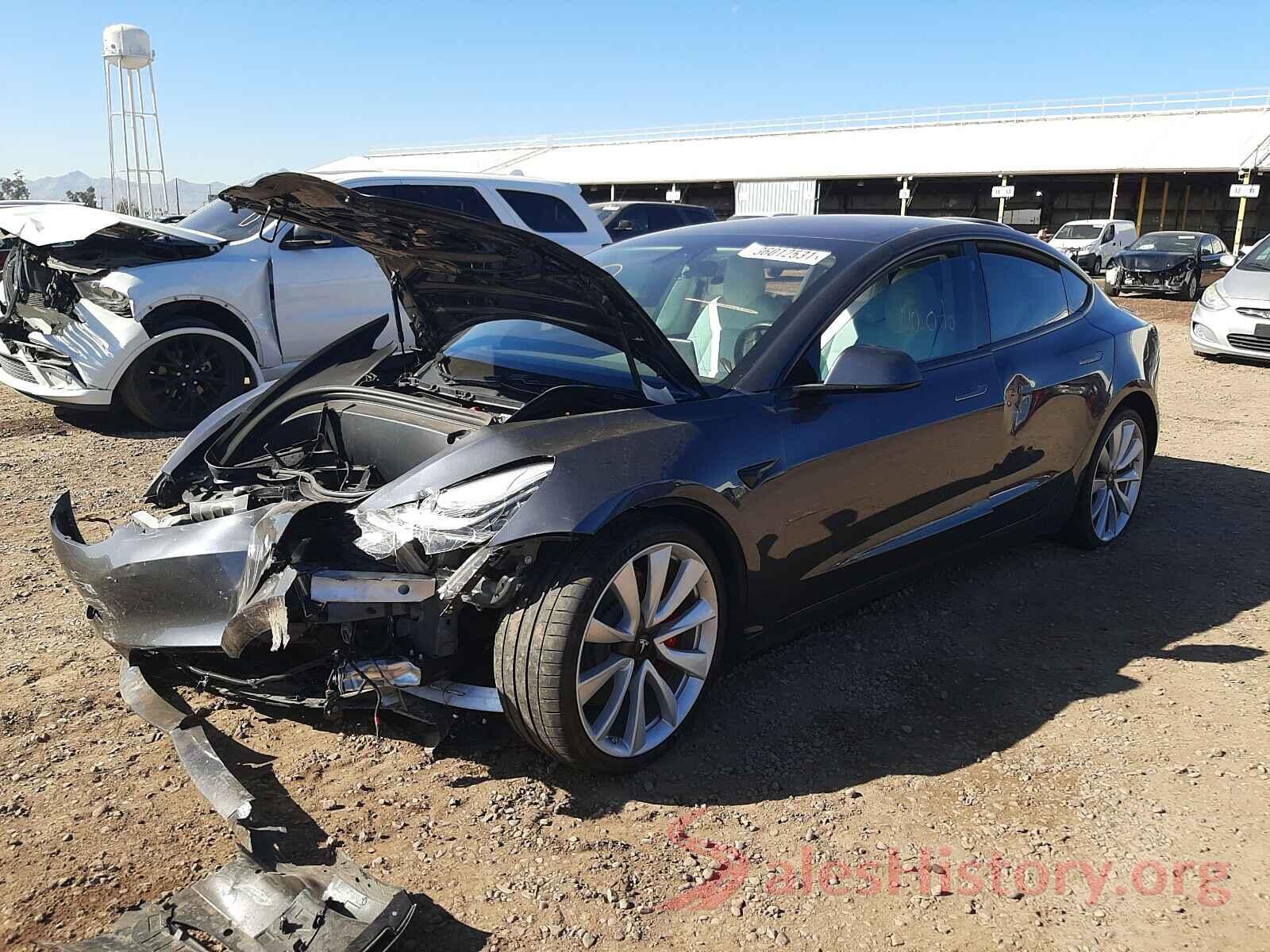 5YJ3E1EB5JF171134 2018 TESLA MODEL 3